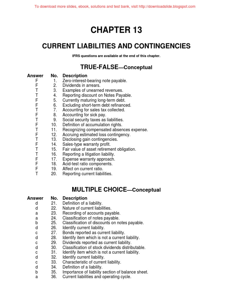 intermediate accounting chapter 13 multiple choice wileyplus accounting homework answers chapter 13